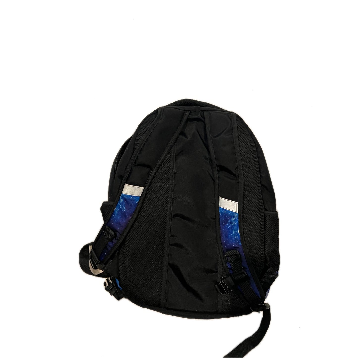 No Label School Backpack Black w Space Print 24L
