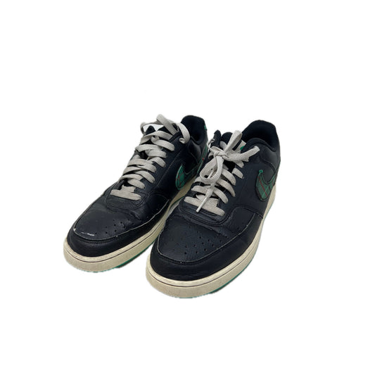 Nike Court Vision Low Green Plaid Shoes Mens 10