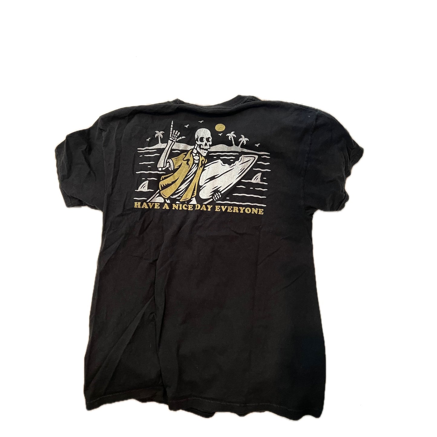 T-shirt homme « Appelle ta mère, bonne journée à tous », taille L