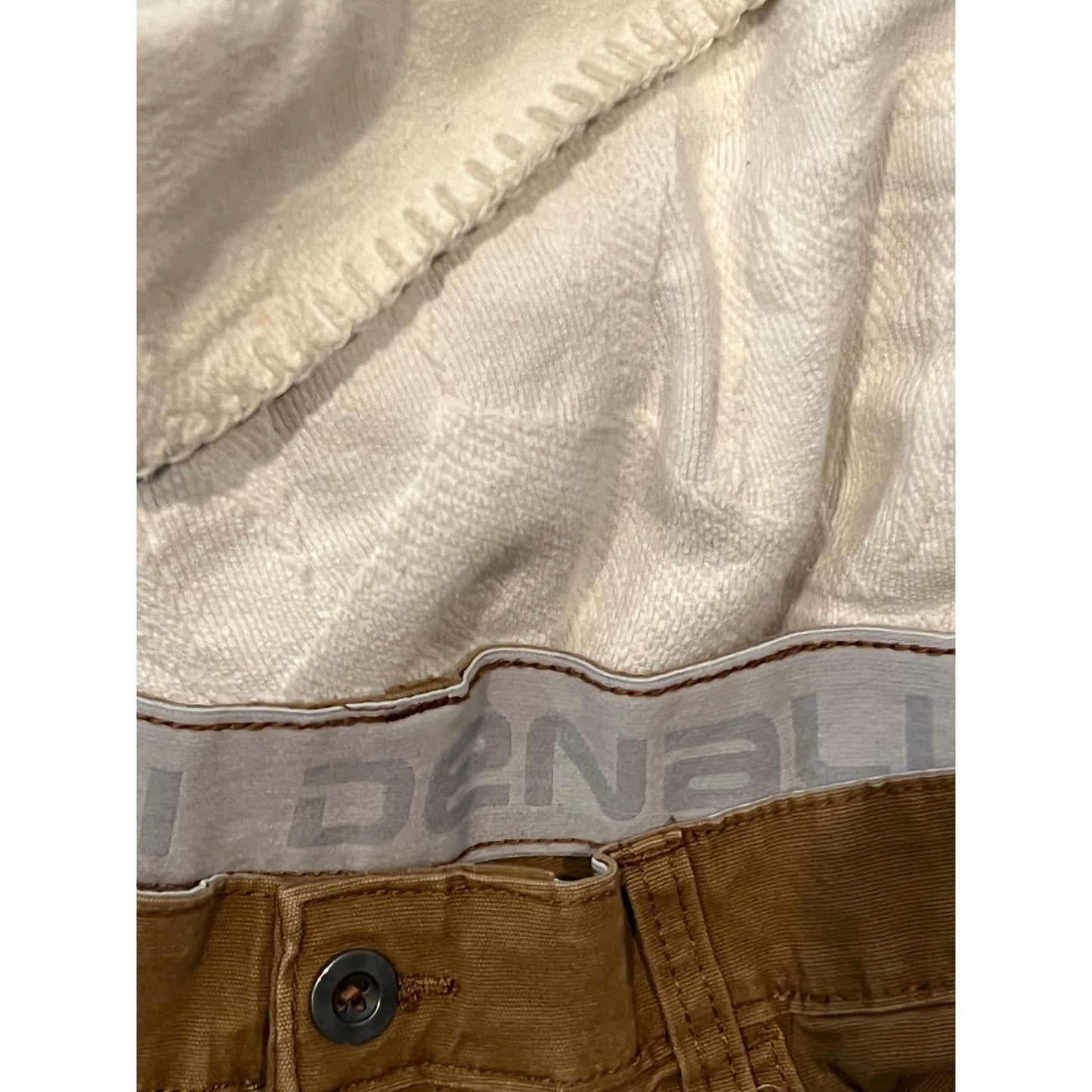 Denali Brown Straight Jeans Mens 36x32