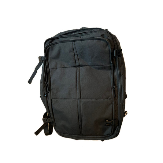 Target Charging Clamshell Black Padded Charging Backpack