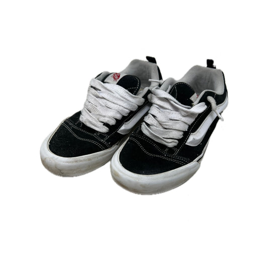 VANS Low Top Black White Skate Sneakers Mens 9.5
