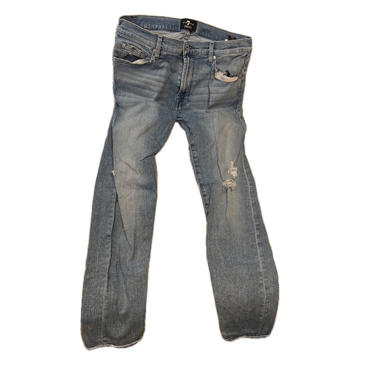 7 For all Mankind Slim Straight Luxe Sport Jeans Mens 32x32