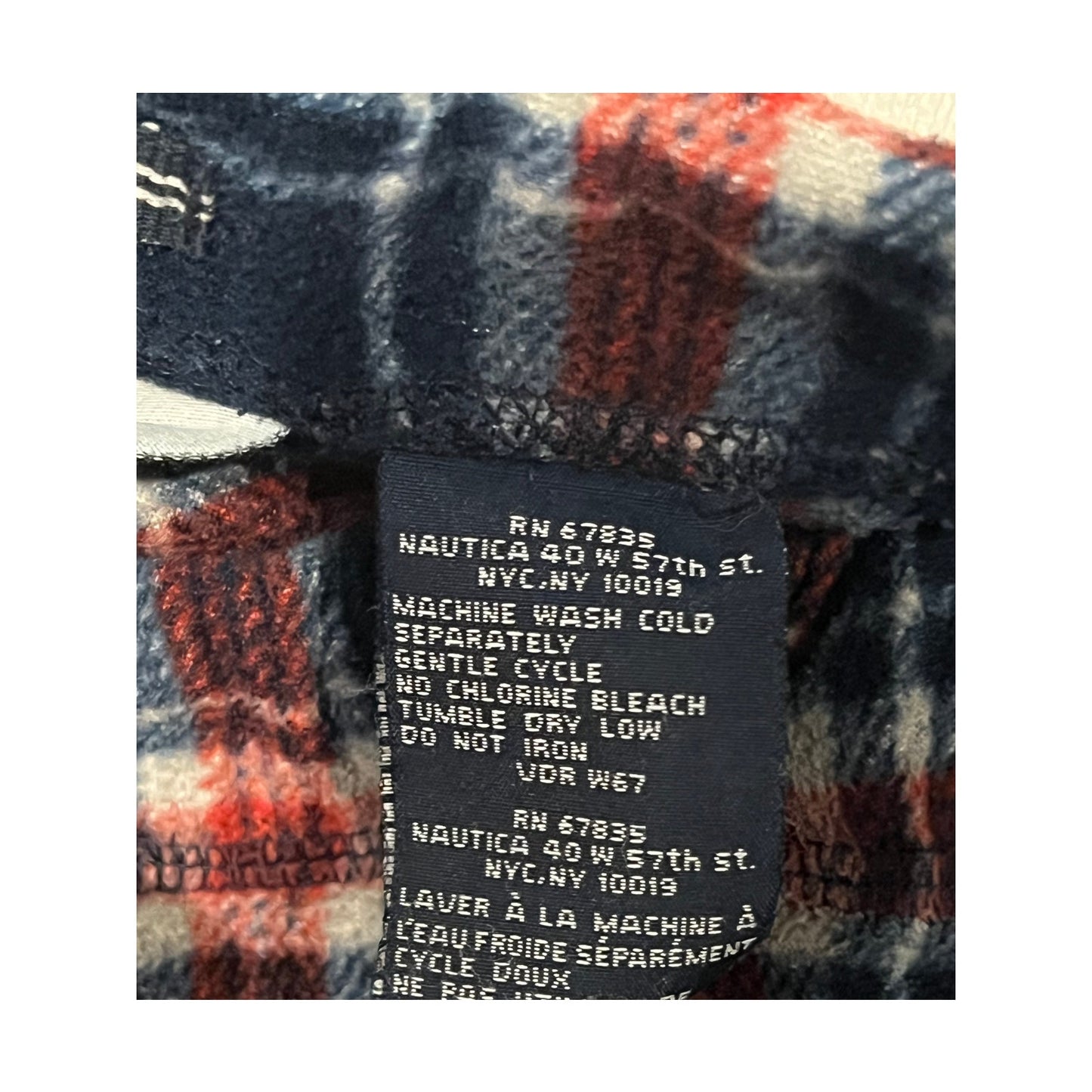 Nautica Red Black Checked Sleepwear Pants Mens XL