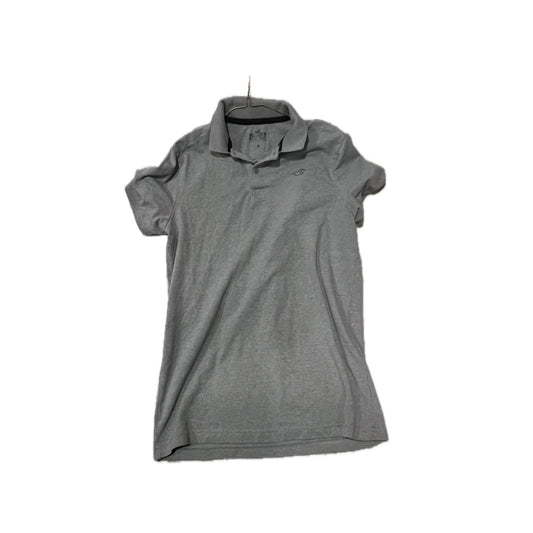 Hollister Must Have Collection Gray Polo Shirt Mens Medium