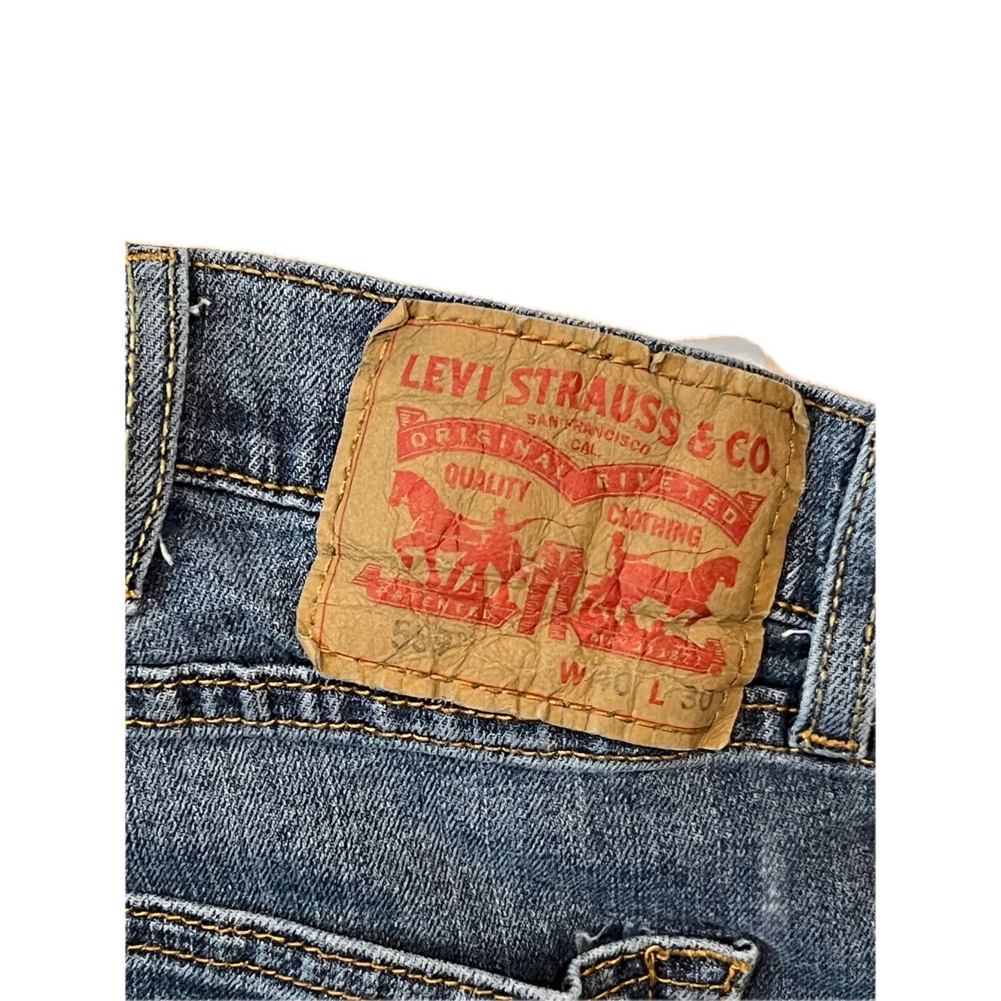 Levi's 559 Relaxed Fit Straight Leg Jeans 40x30