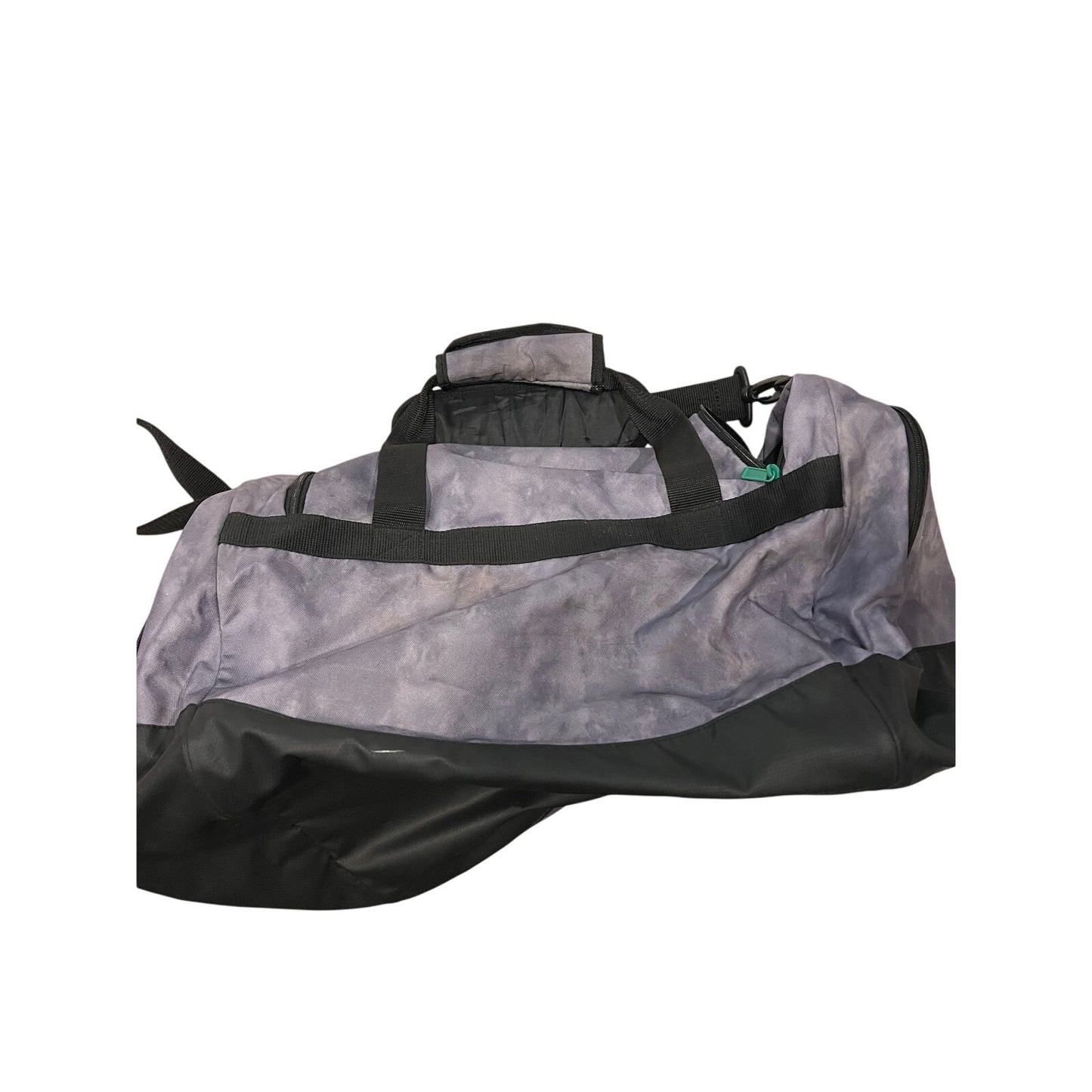 Adidas Defender Large Black Gray Green Duffel Gym Bag