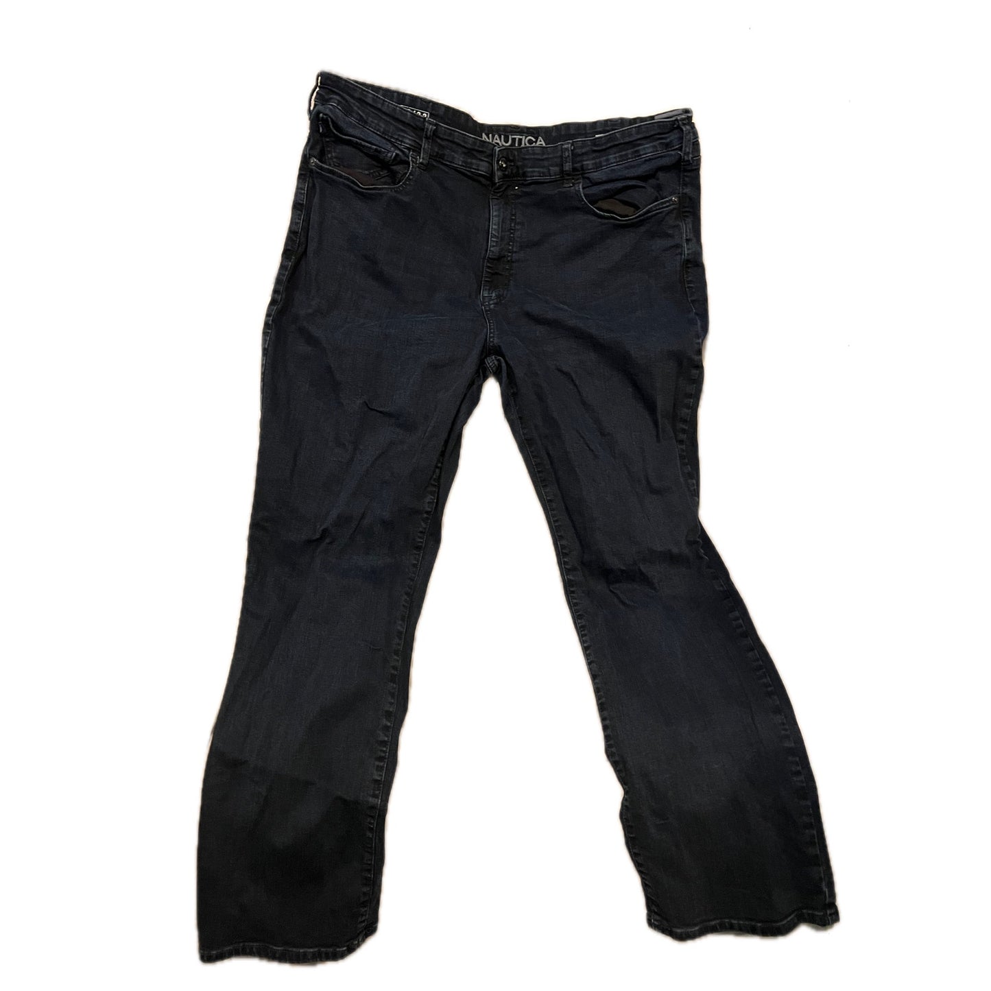 Nautica Vintage Straight Black Jeans Mens 40x32