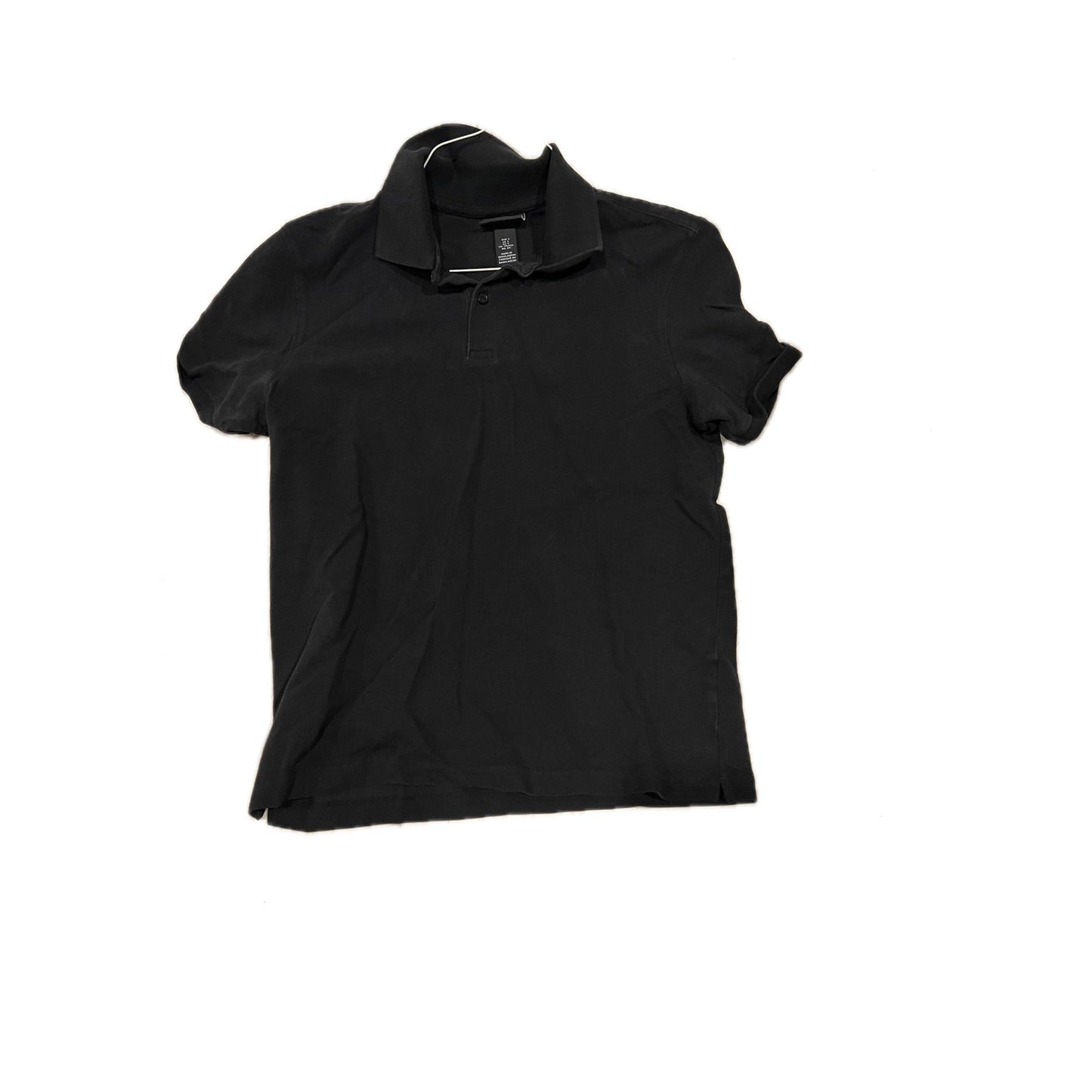H&M Regular Fit Negro Oro/Polo Hombre S