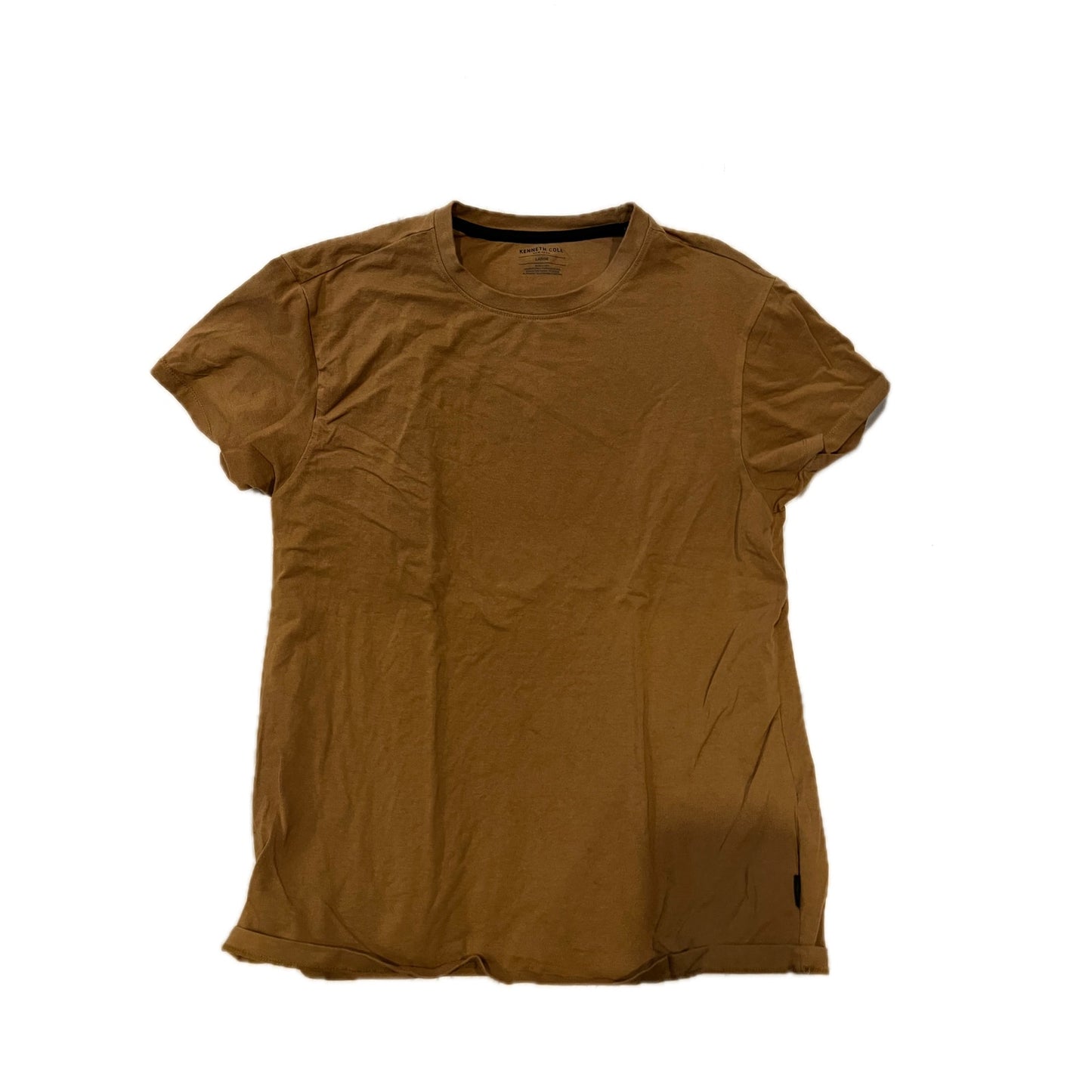 Kenneth Cole New York Brown Rust T-Shirt Mens Large