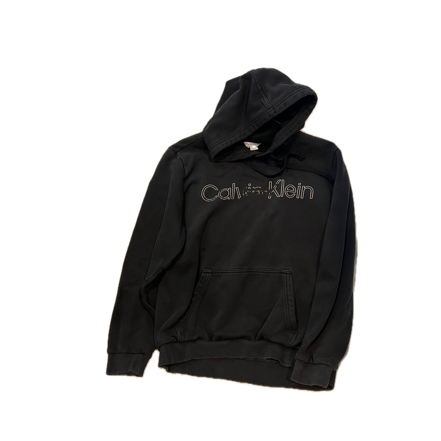 Sweat à capuche Calvin Klein noir