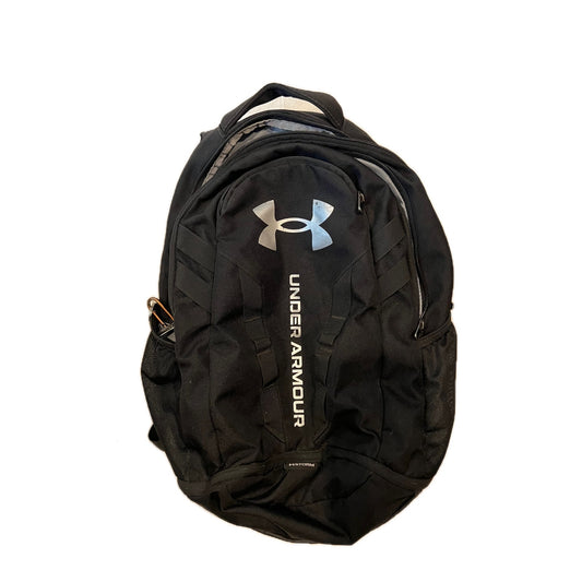 Under Armour Black Silver Hustle 5.0 Backpack
