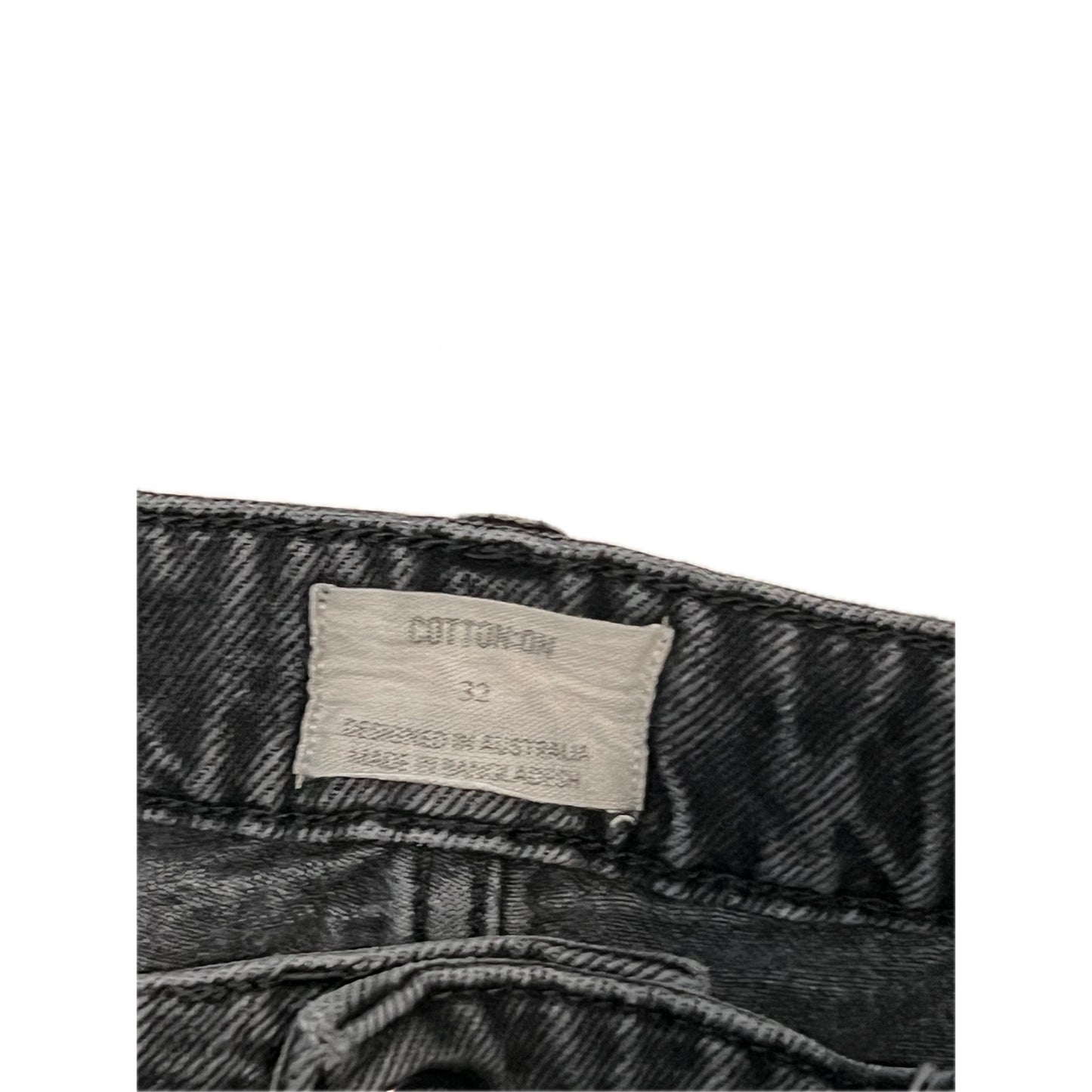 Cotton On Tapered Leg Black Jeans Mens 32x29