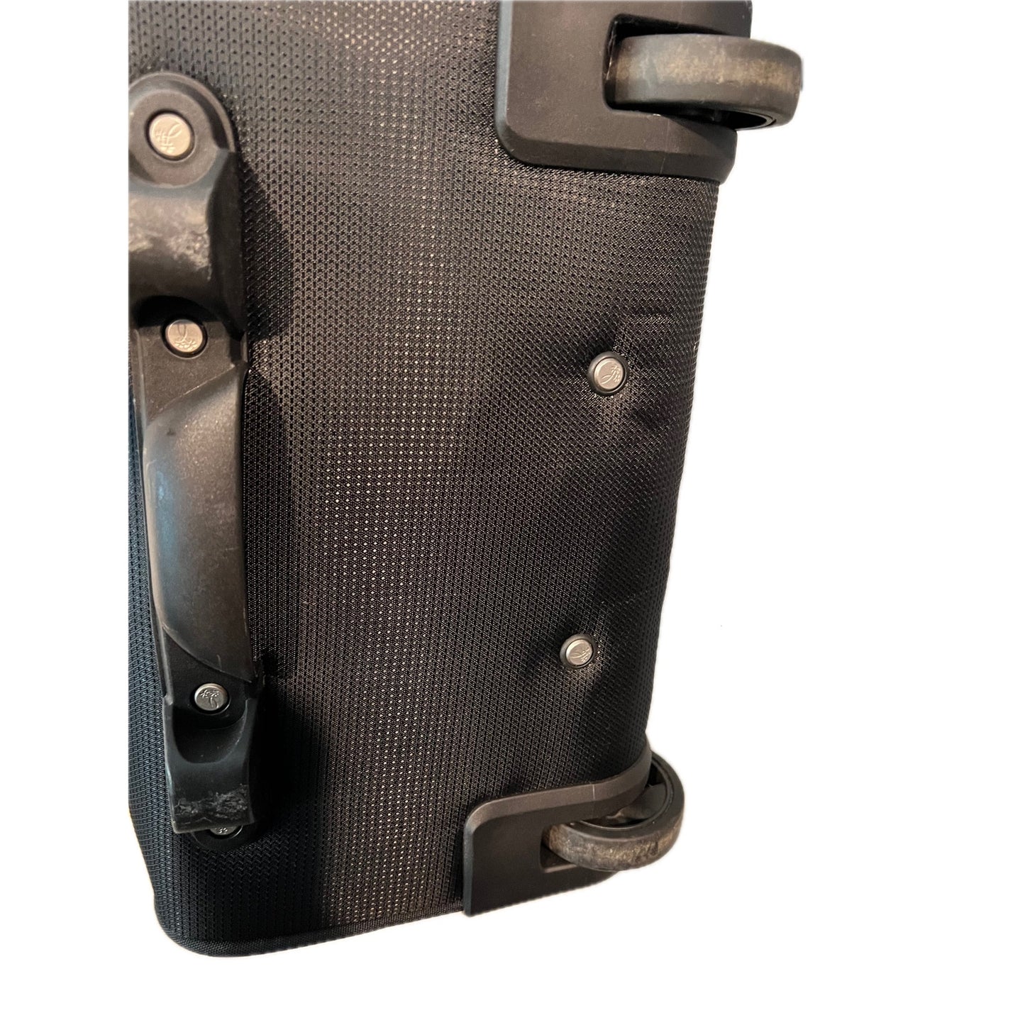 Ricardo Black Gray Softr Shell Carry On Suitcase Roller