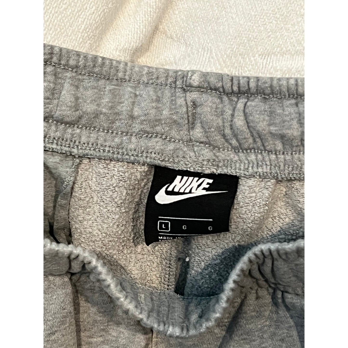 Nike Gray Straight Ankle Sweatpants Mens Large