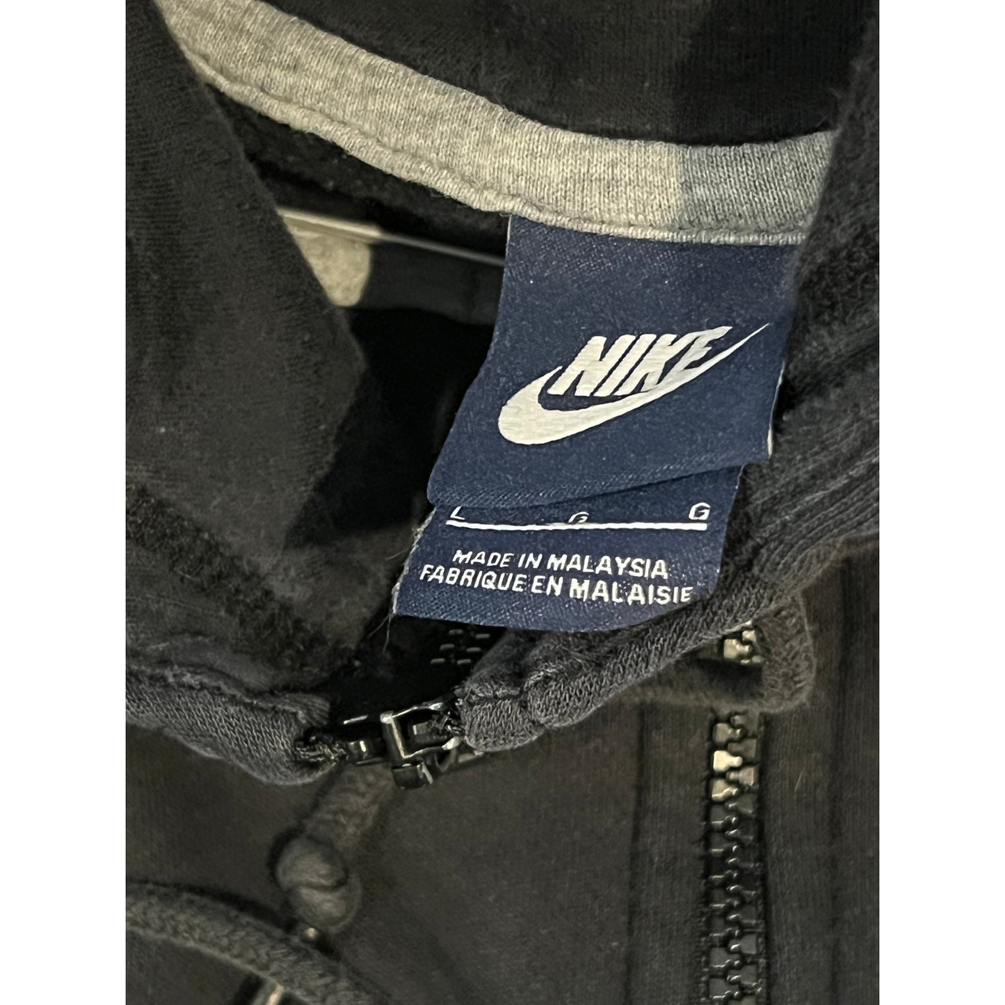 Nike Sweat à capuche zippé noir Homme Taille L