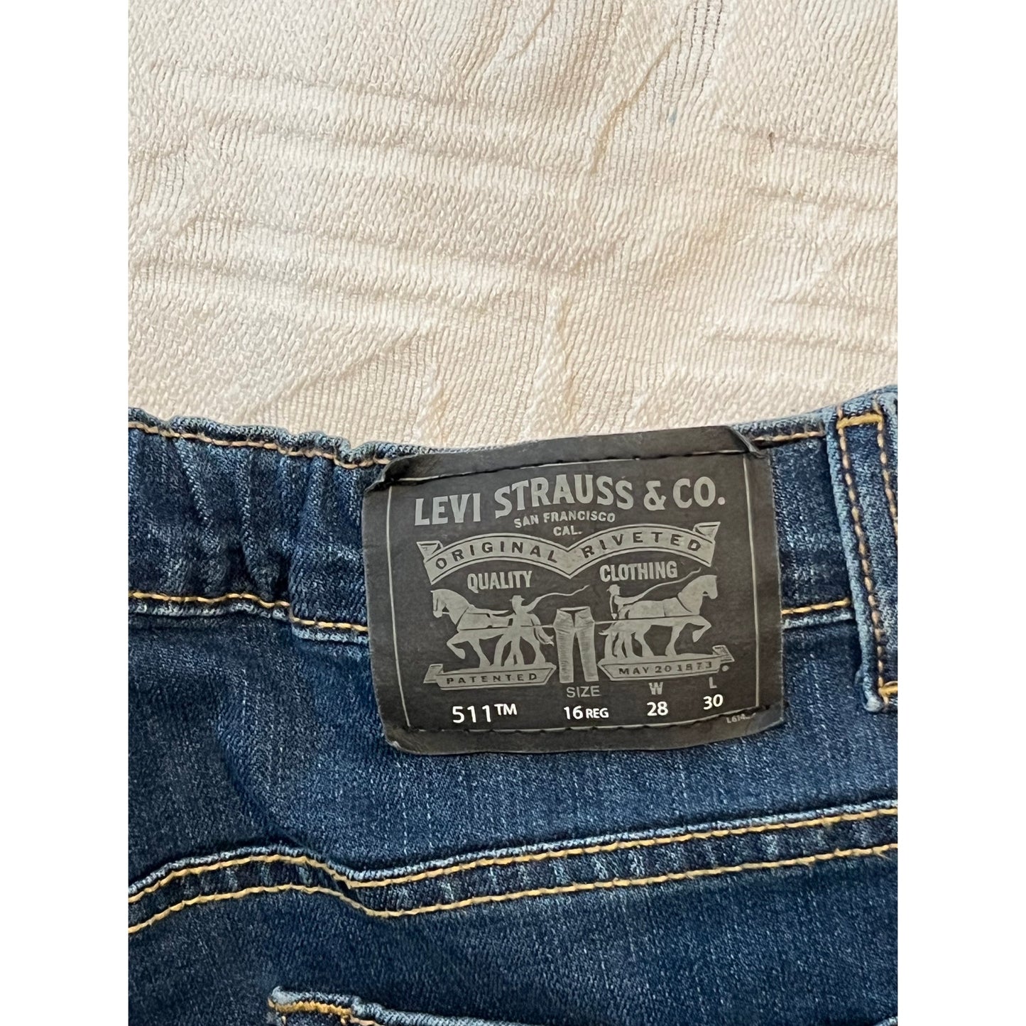 Levis 511 Coupe Droite Jean Bleu Femme 16R 28x30