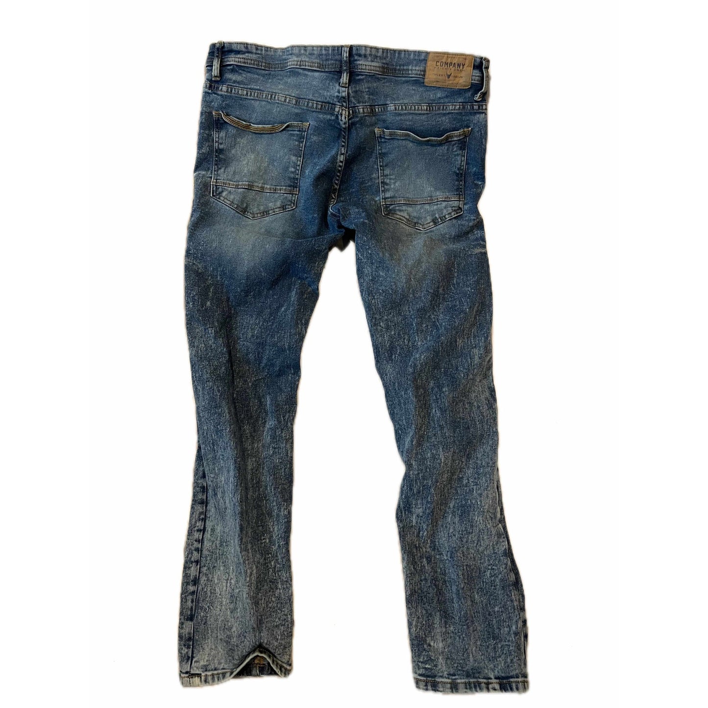 Company 81 Distressed Straight Leg Jeans 36x32