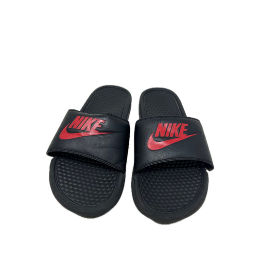 Nike Benassi JDI Slide Mens 8 Red/Black