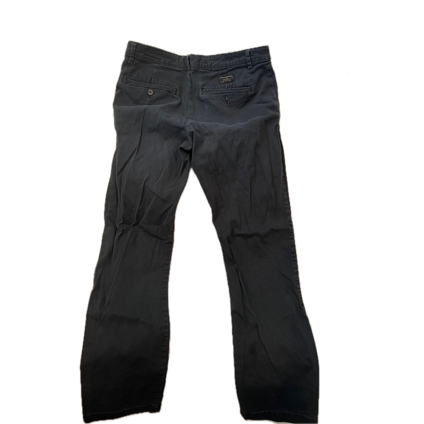 Banana Republic Jean Coupe Ajustée Homme Noir/Gris Taille 32x32