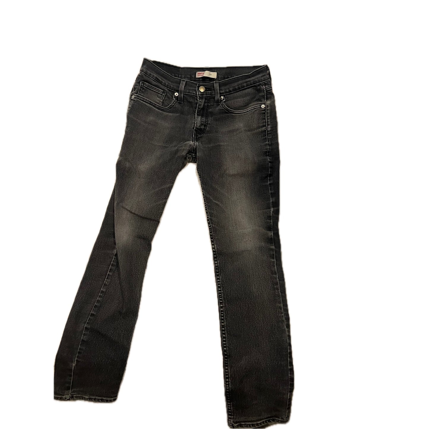 Levi's Signature Black Slim Jeans 28x28