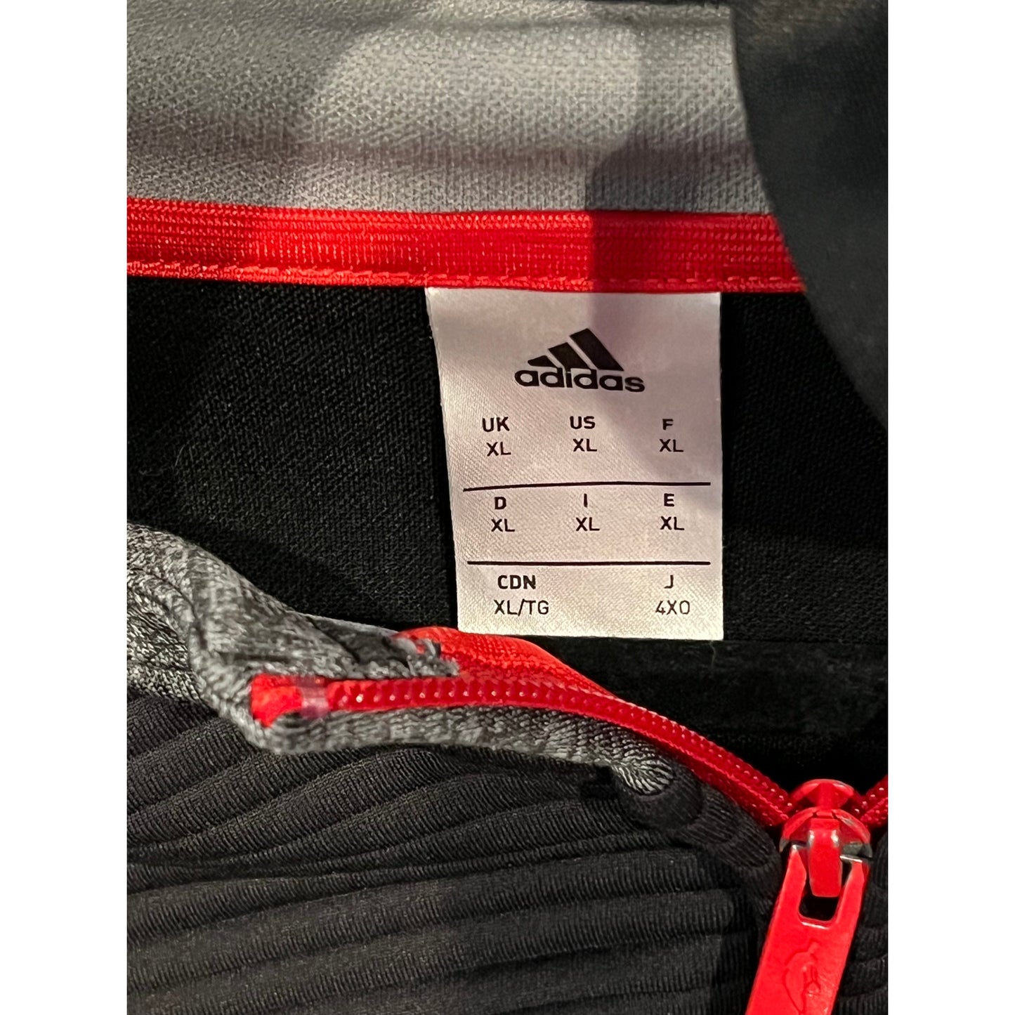 Vintage 2000's Chicago Bulls Adidas Full ZIp Hoodie Mens XL