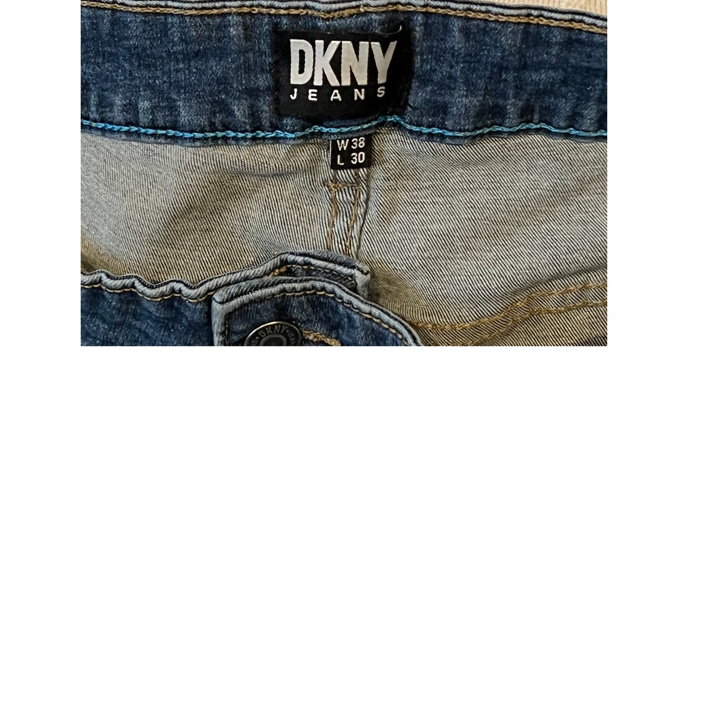 DKNY Bedford Slim Fit Jeans Blue Mens 38x30