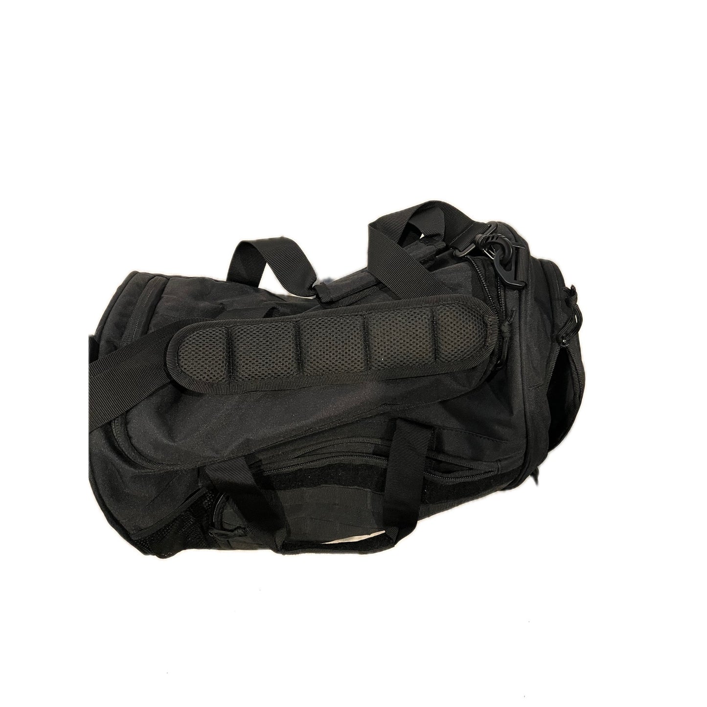 Highland Tactical Canvas Black Duffel 22"x12"x10"