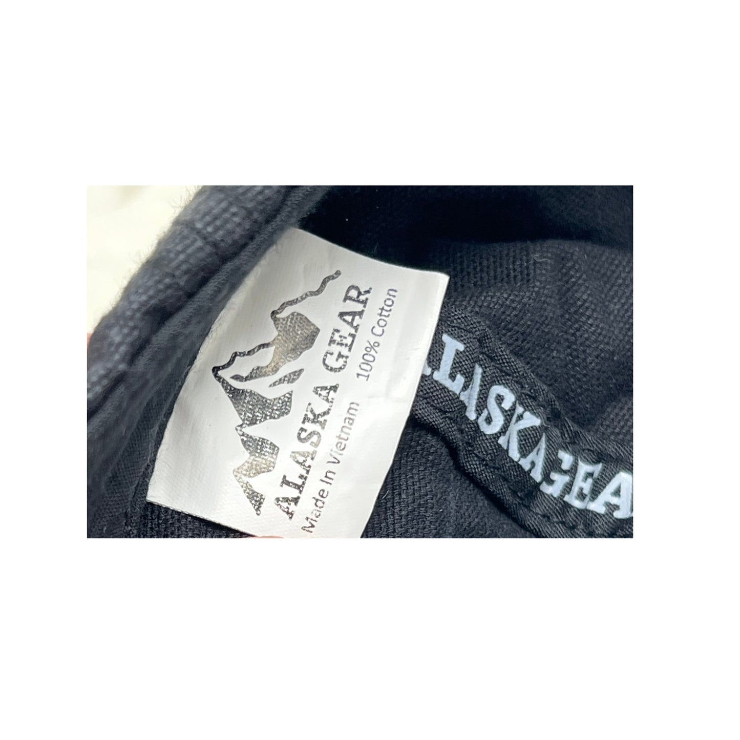 Alaska Gear Black Adjustable Baseball Cap 100% Cotton