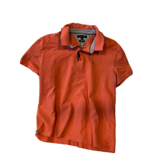 Tommy Hilfiger Orange Polo Shirt Mens M