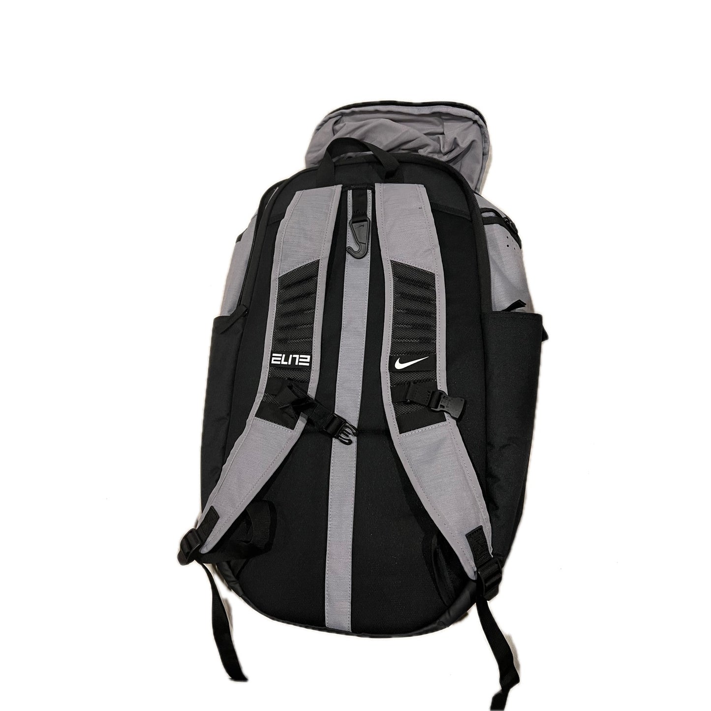 Nike Elite Gamebag Black White Gray Backpack Classic Version
