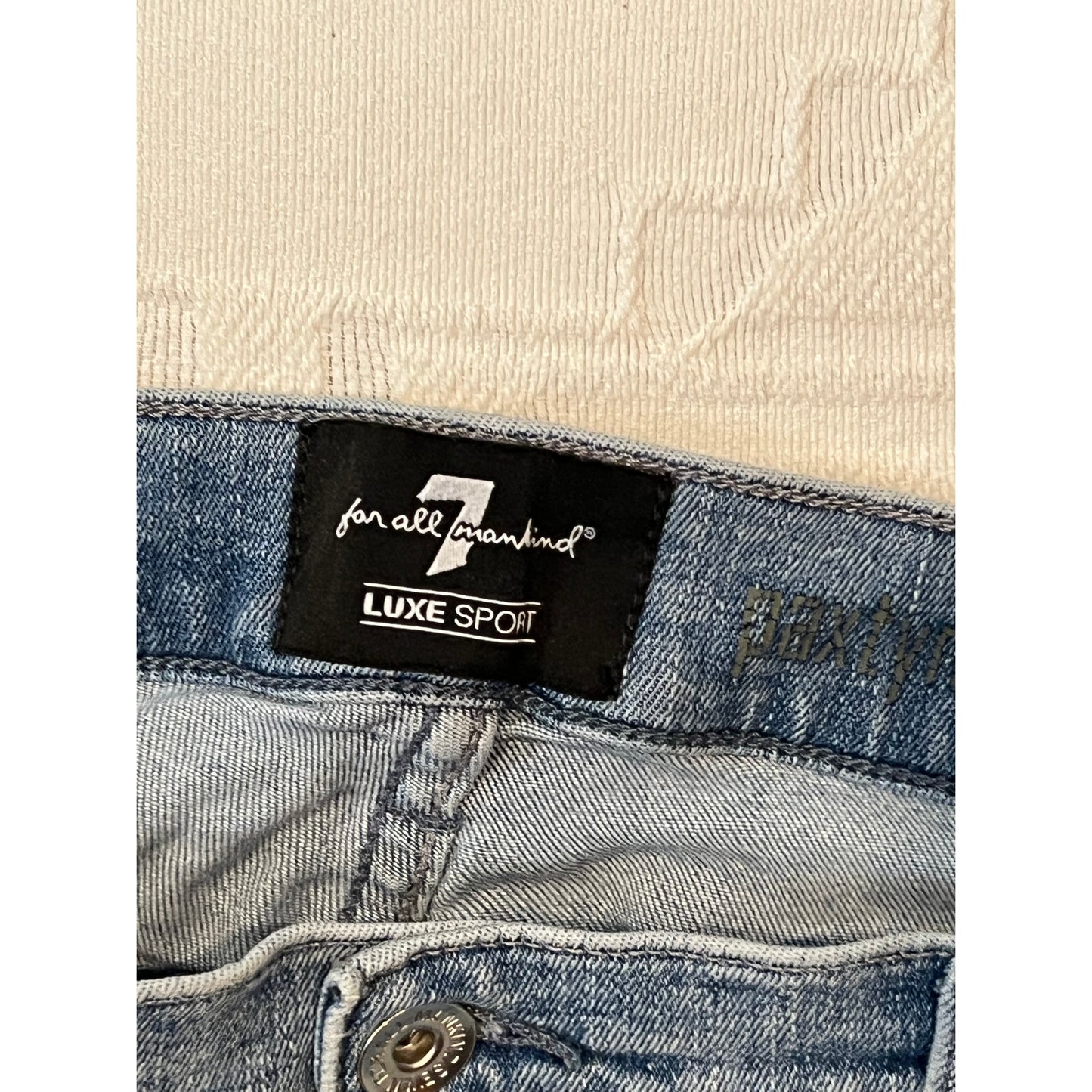 7 For all Mankind Slim Straight Luxe Sport Jeans Mens 32x32