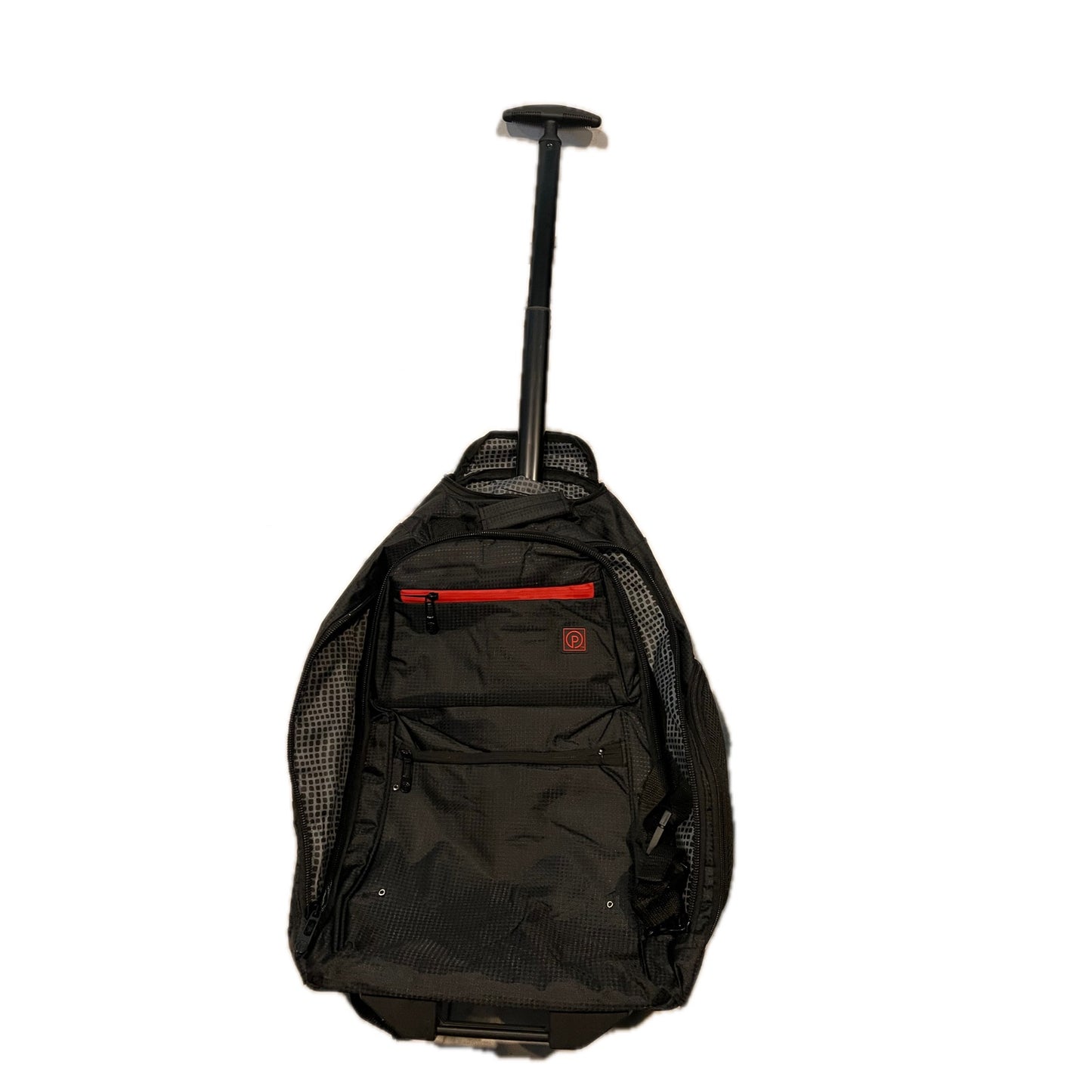 Protege 22" Black Rolling Backpack with Telescopic Handle
