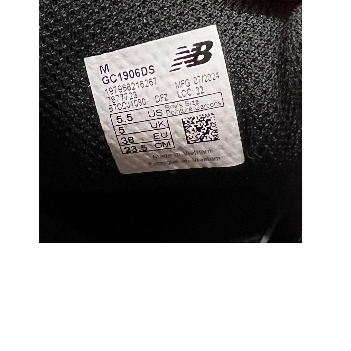 New Balance 1906 Zapatillas de cordones para niños Talla 5.5