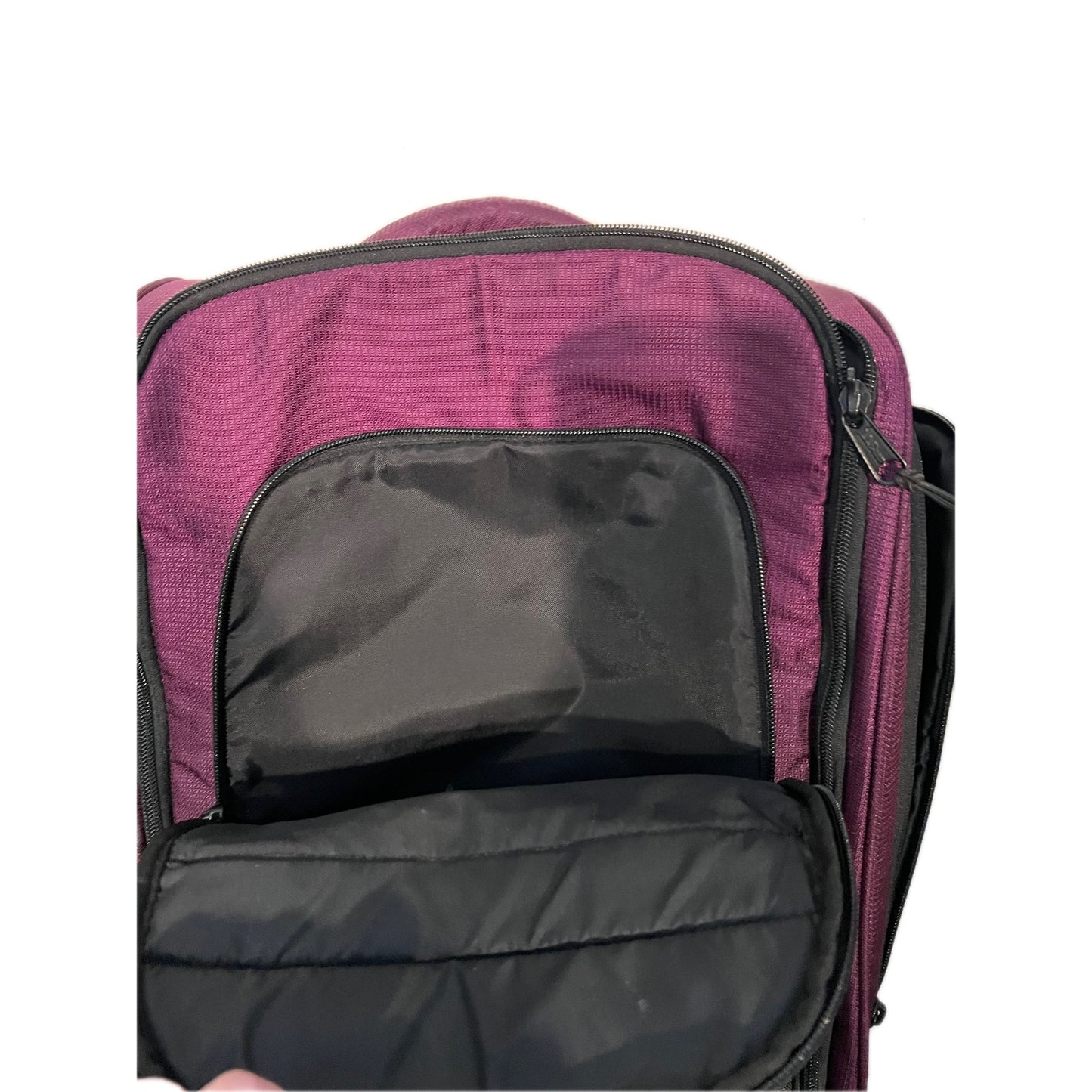 LL Bean Purple Roller Carry On Bag 15x12x8
