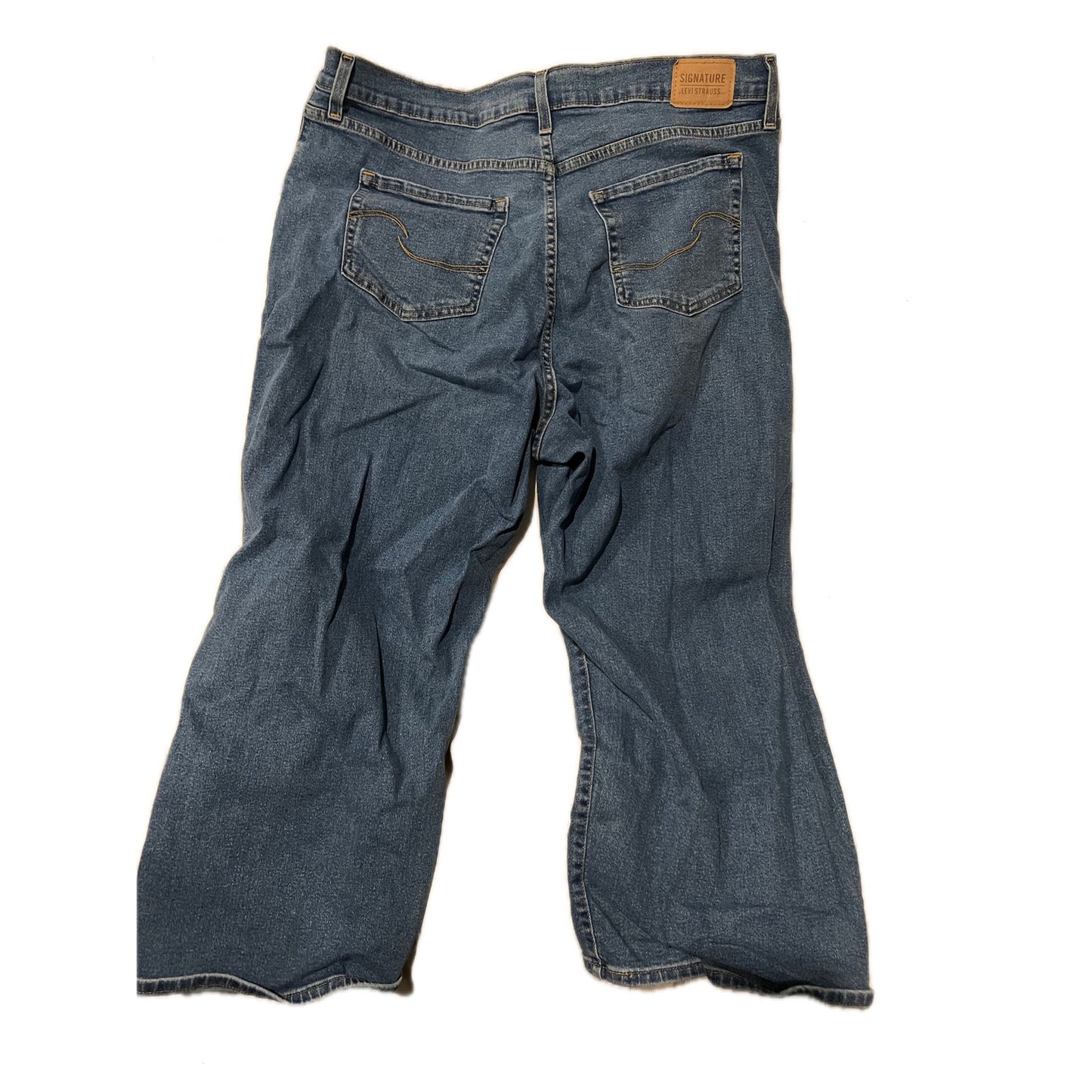 Levi's Signature Heritage HighRise Loose Crop Jeans para mujer, talla 20W