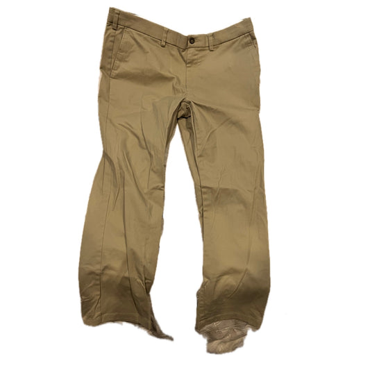 George Tan Flat Font Dress Pants Mens 36x30