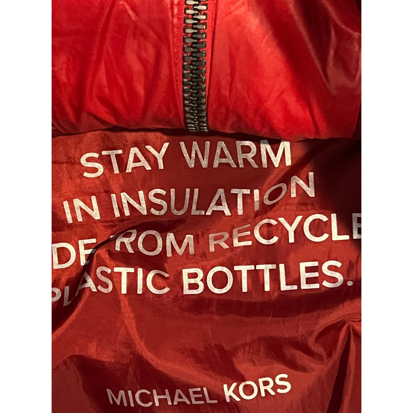 Michael Kors Nylon Hooded Puffer Jacket Mens Med