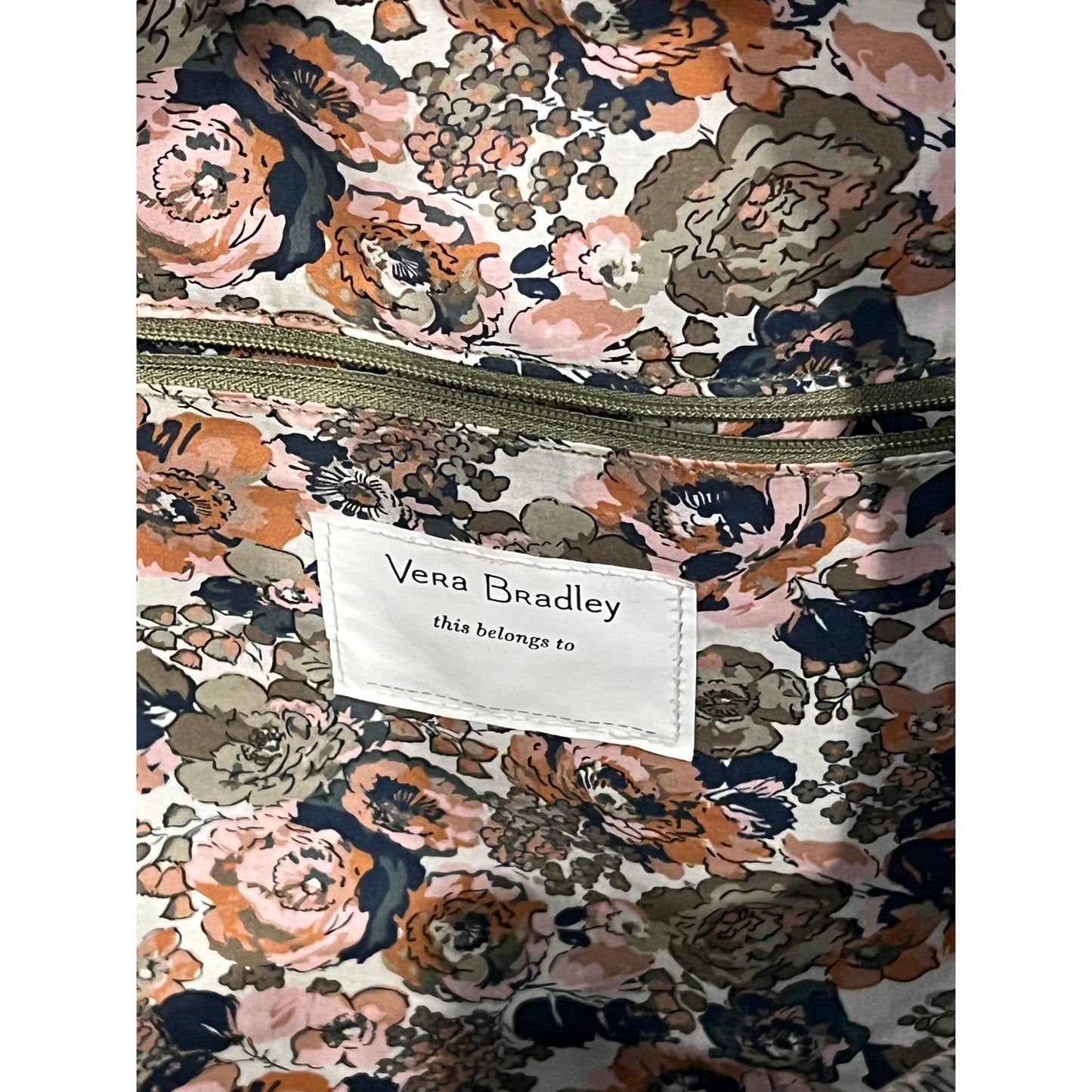 Vera Bradley Quilted Cotton Large Bancroft Backpack