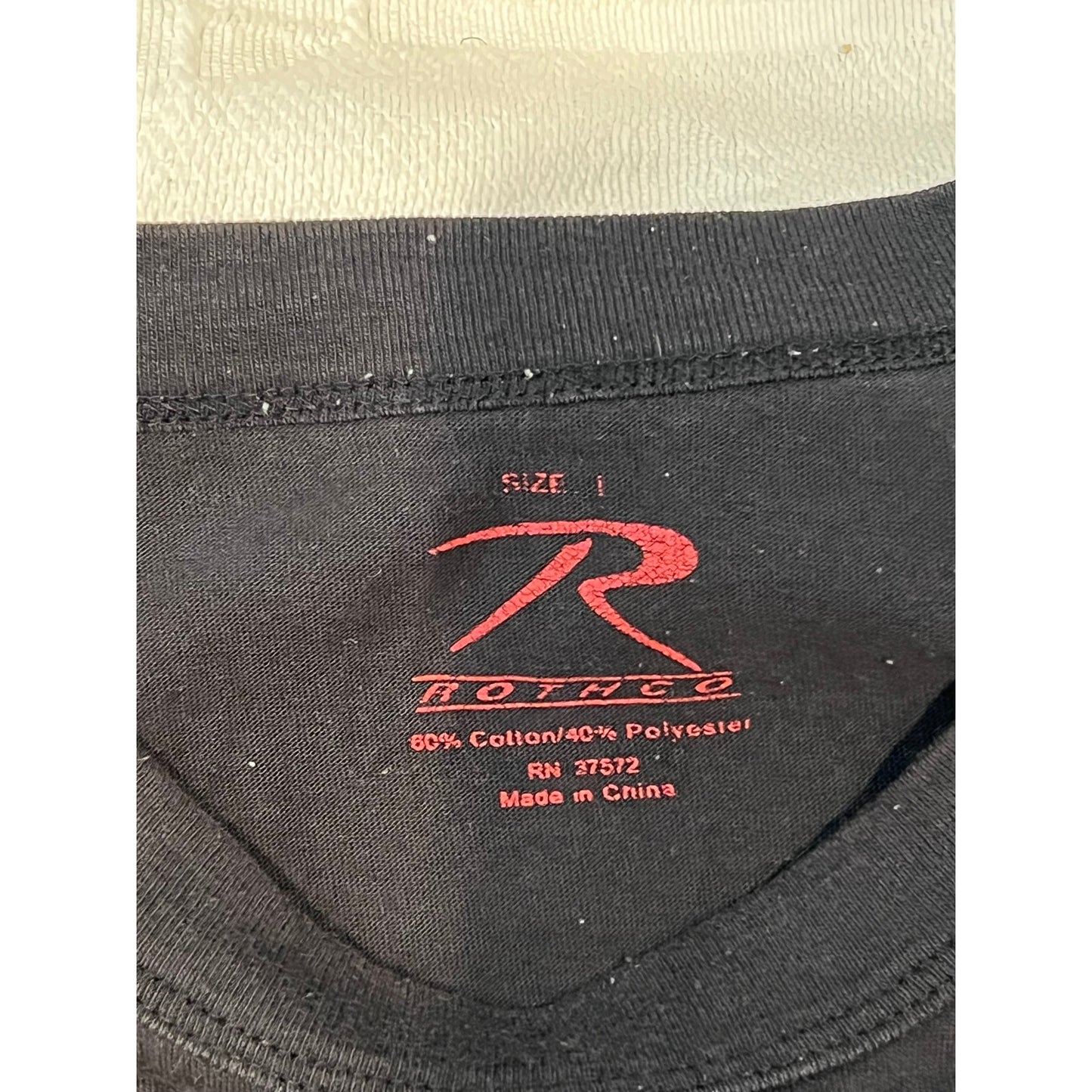 Choose Your Caliber Rothco Black T-Shirt Mens Large