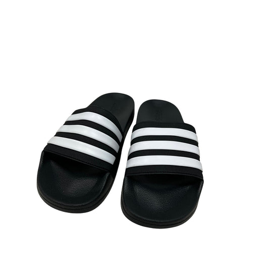 adidas Adilette Shower Slides Core Black Cloud White Mens 8