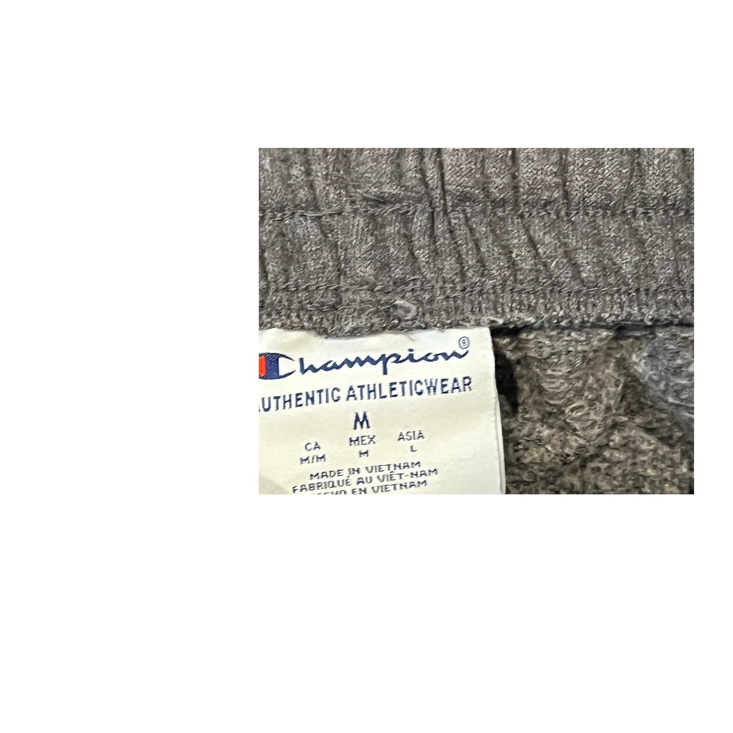 Pantalon de jogging Champion gris anthracite à revers pour homme taille M