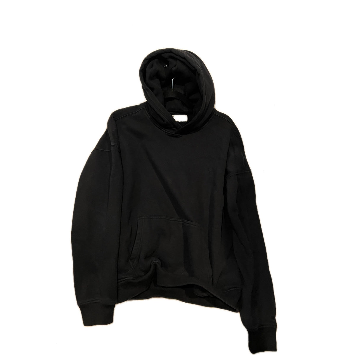Hollister Boxy Fit Pullover Black Hoodie Mens Large