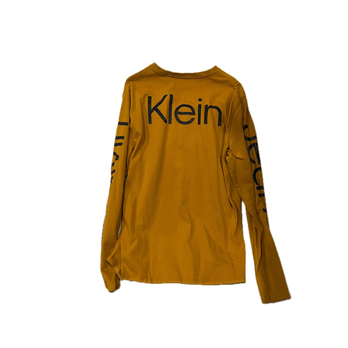 Calvin Klein Mustard Long Sleeve T-Shirt Mens L