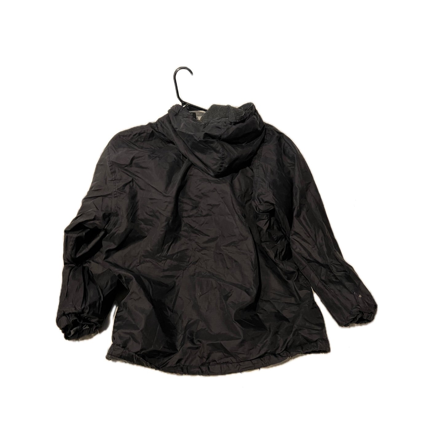 Dickies Black Hooded Lined WIndbreaker Jacket Mens Large