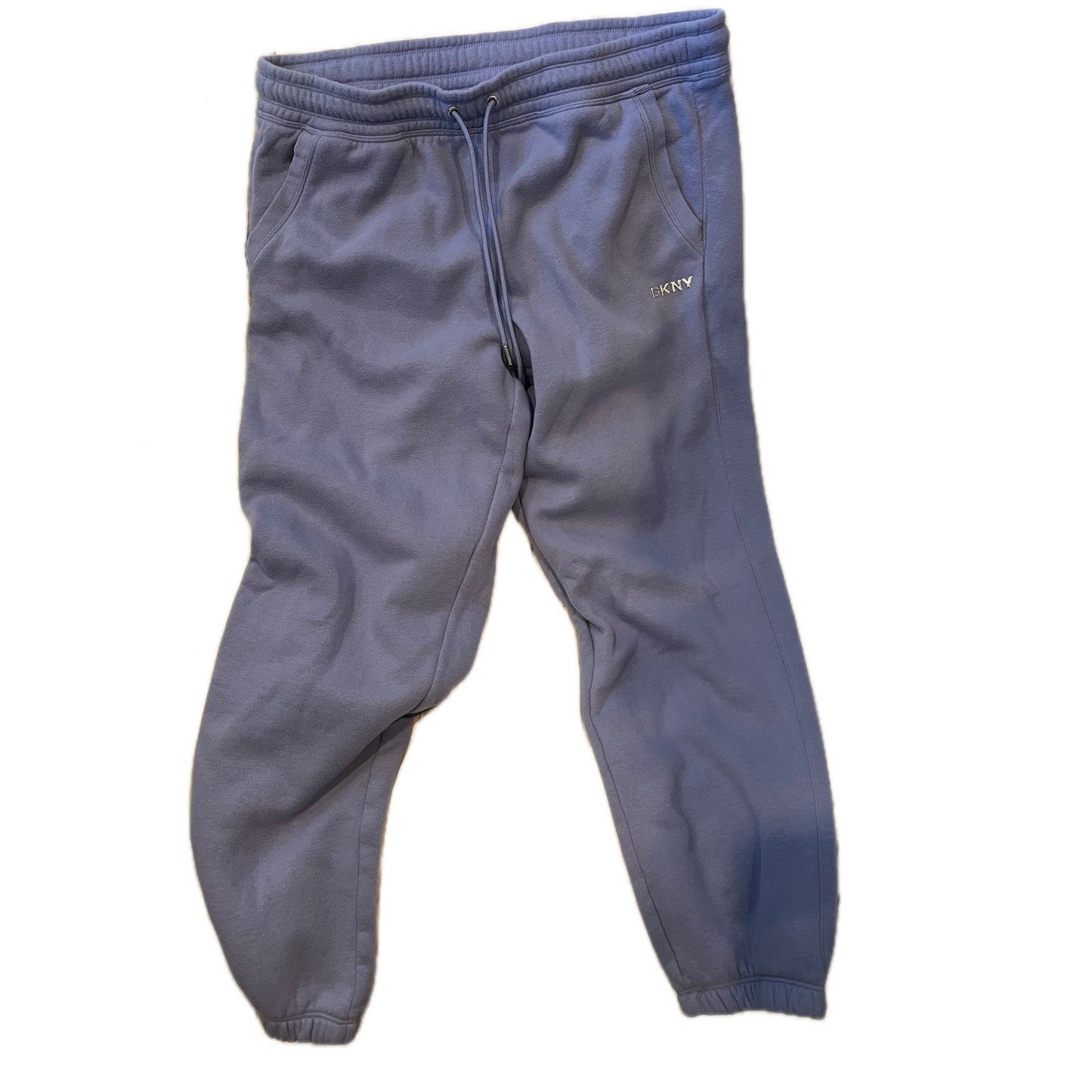 DKNY Pantalon de jogging femme lavande violette, bas resserré, taille L