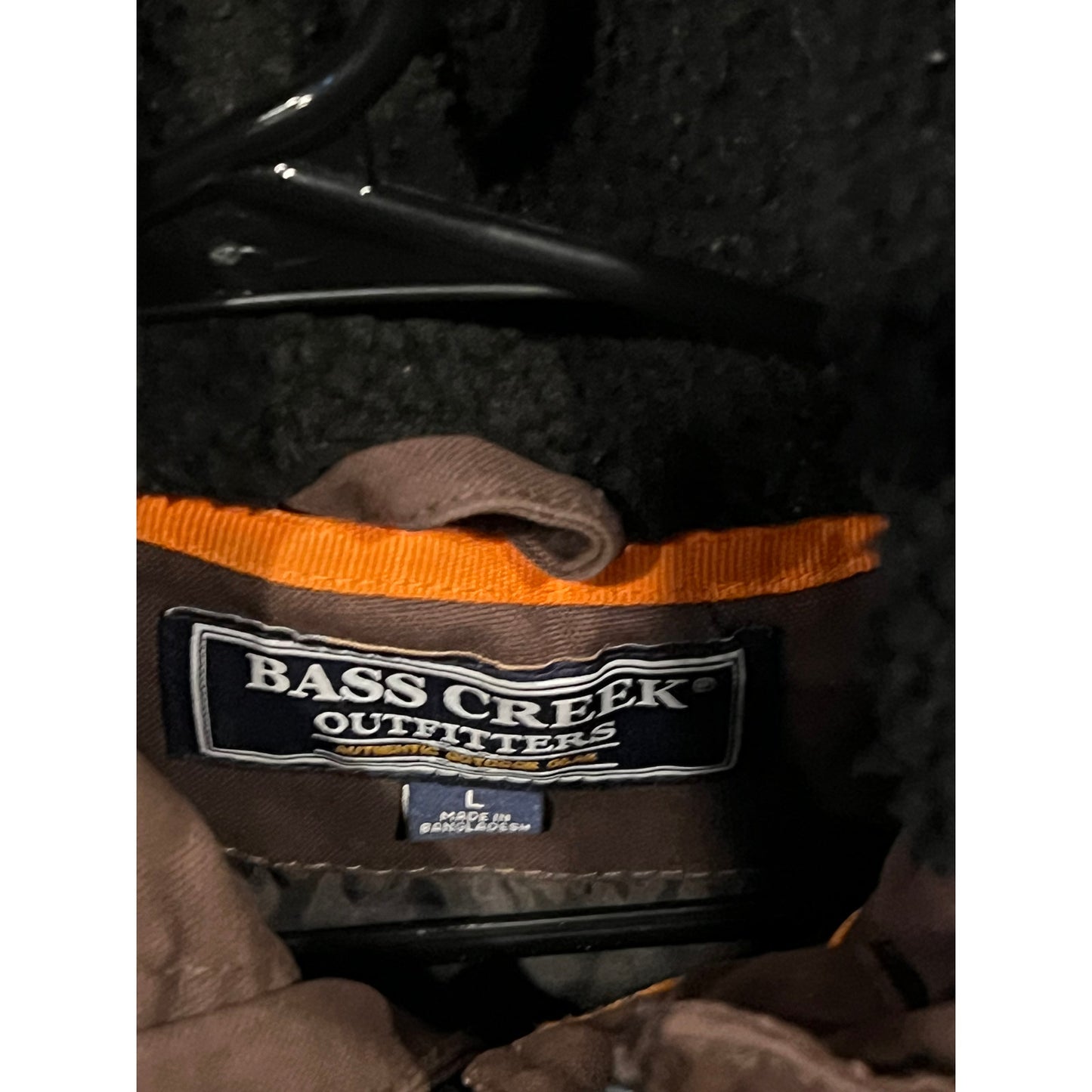 Veste de travail à capuche en denim épais Bass Creek pour homme, taille large