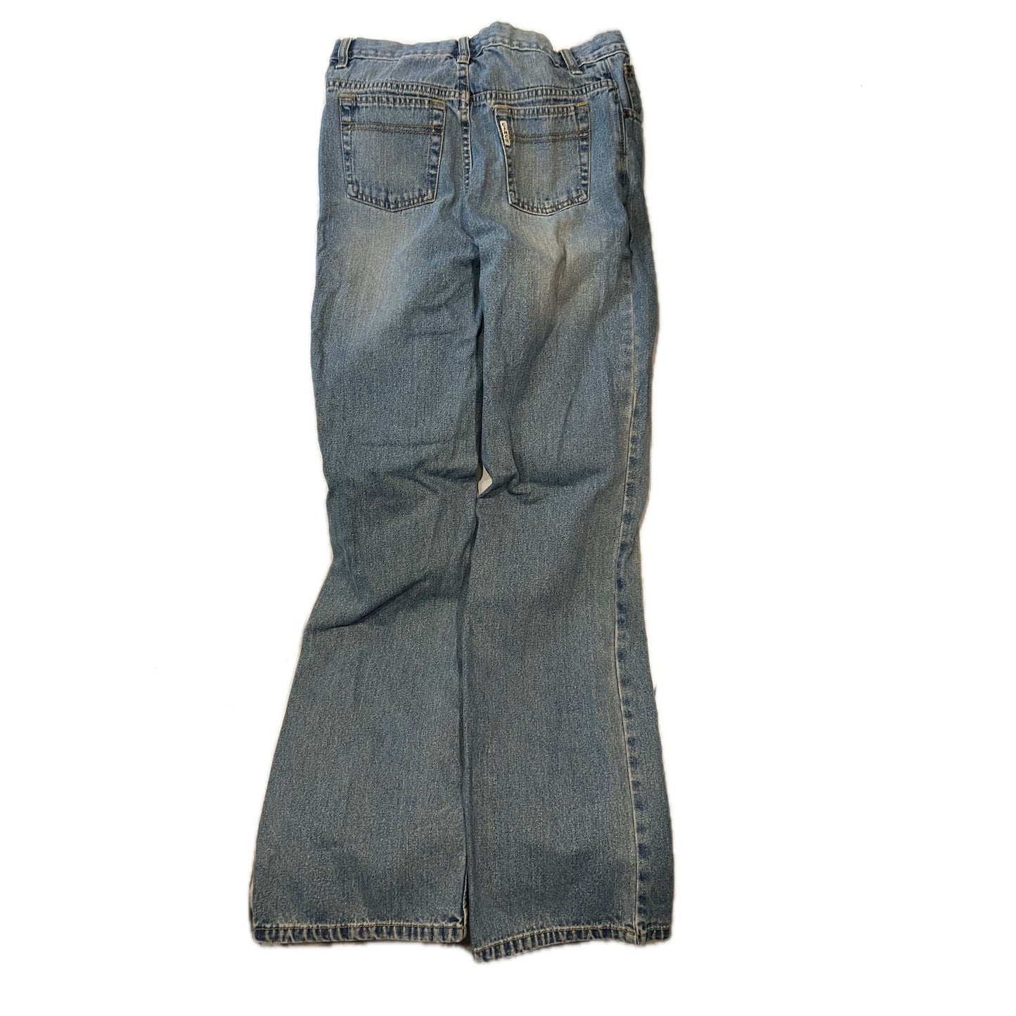 Cinch Jeans acampanados holgados azul para mujer, talla 18S