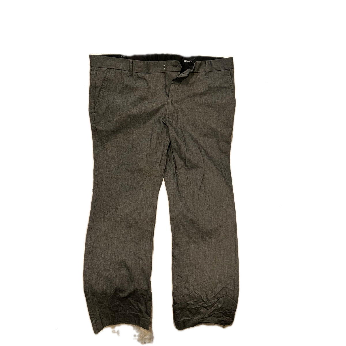 Bonobos Flat Front Gray Dress Pants Mens 40x30