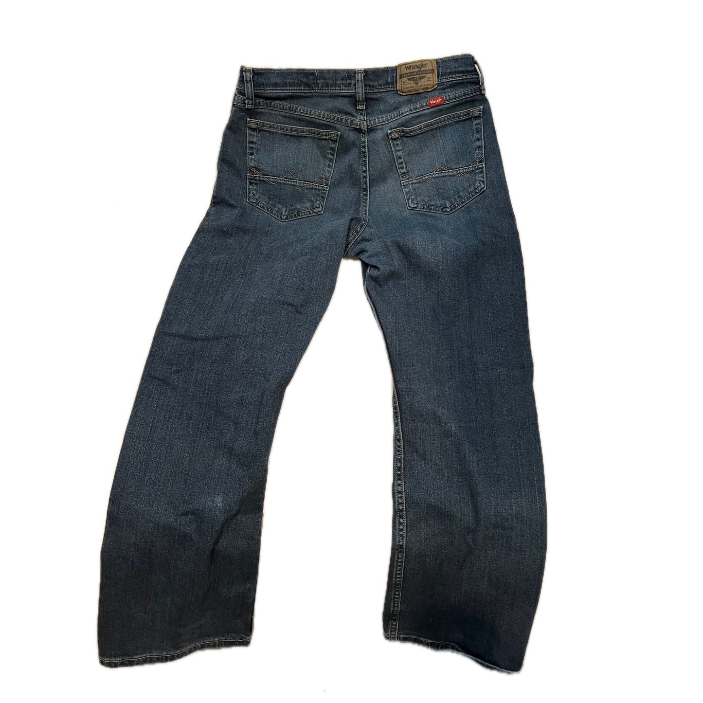 Wrangler Relaxed Boot Blue Jeans Mens 32x29